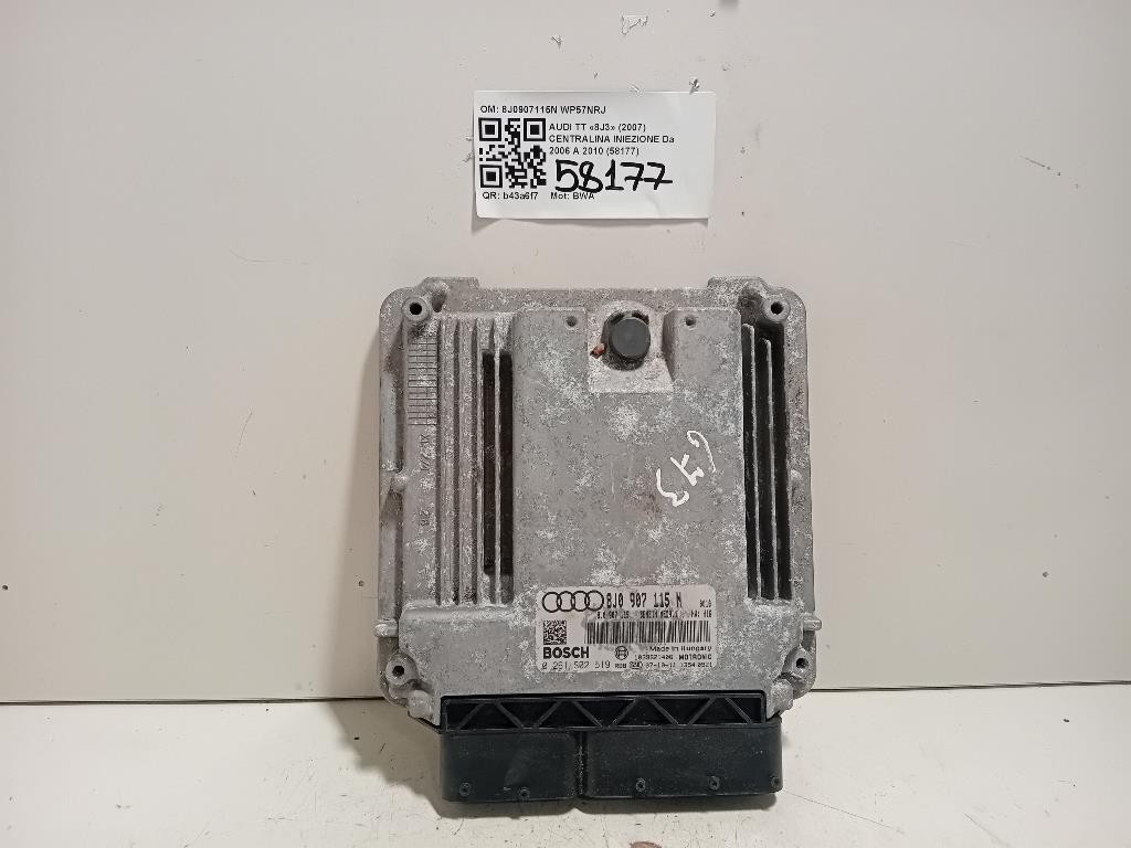 Centralina Iniezione 8J0907115N Audi TT 8J3 2007