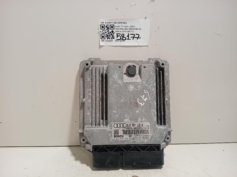 Centralina Iniezione 8J0907115N Audi TT 8J3 2007