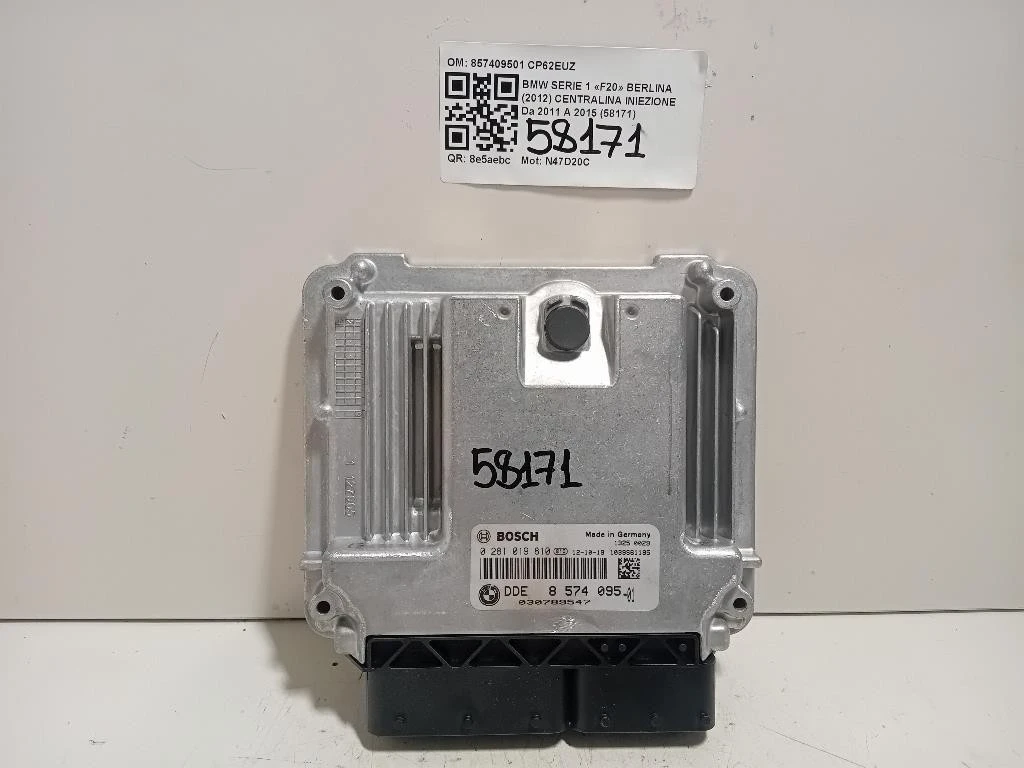 Centralina Iniezione 857409501 Bmw Serie 1 F20 Berlina 2012