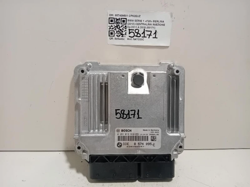 Centralina Iniezione 857409501 Bmw Serie 1 F20 Berlina 2012