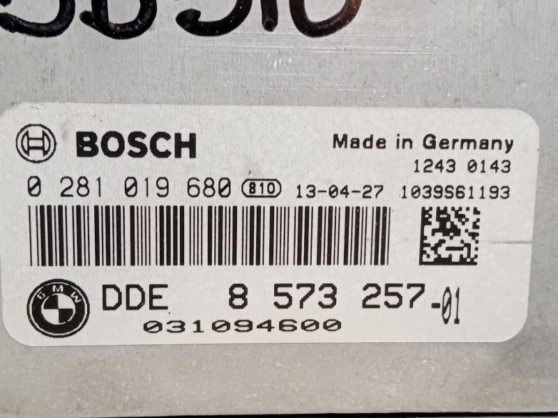 Centralina Iniezione 8573257 Bmw Serie 1 F20 Berlina 2012