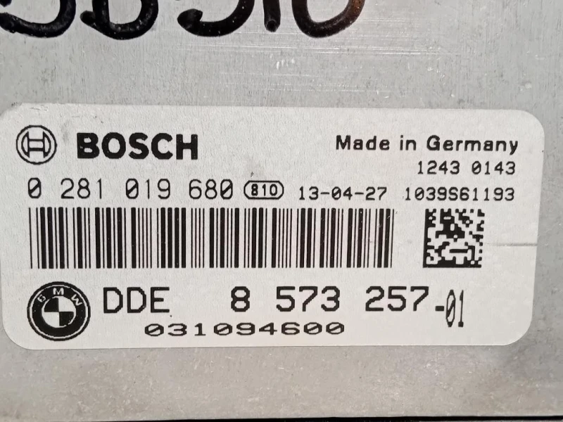 Centralina Iniezione 8573257 Bmw Serie 1 F20 Berlina 2012