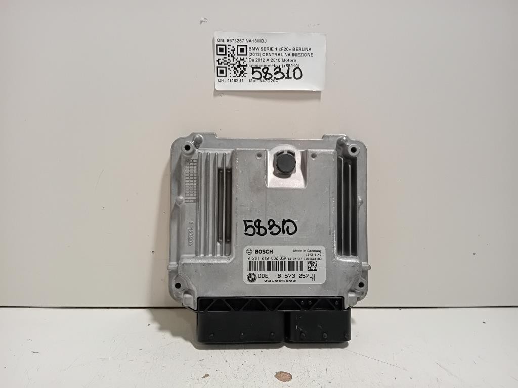 Centralina Iniezione 8573257 Bmw Serie 1 F20 Berlina 2012