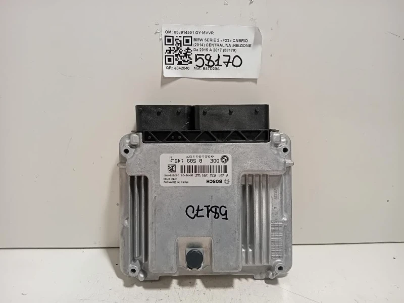 Centralina Iniezione 858914501 Bmw Serie 2 F23 Cabrio 2014