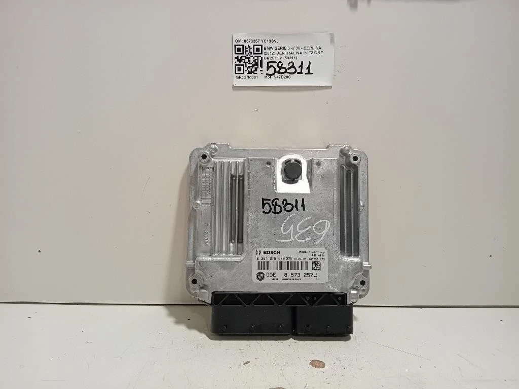 Centralina Iniezione 8573257 Bmw Serie 3 F30 Berlina 2012