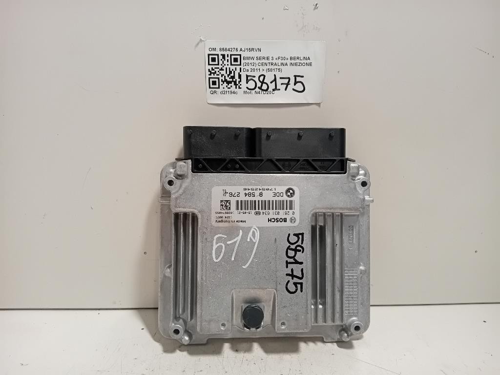 Centralina Iniezione 8584276 Bmw Serie 3 F30 Berlina 2012
