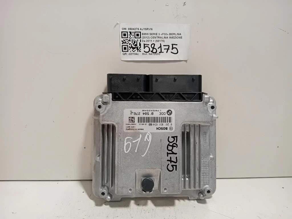 Centralina Iniezione 8584276 Bmw Serie 3 F30 Berlina 2012