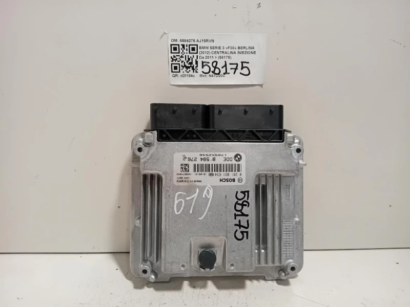 Centralina Iniezione 8584276 Bmw Serie 3 F30 Berlina 2012