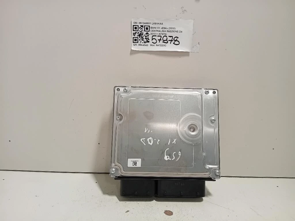 Centralina Iniezione 851249801 Bmw X1 E84 2010