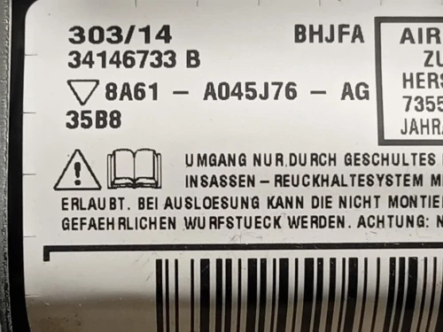 Air-bag Ginocchia DX 8A61-A045J76-AG Ford Fiesta VI 2012