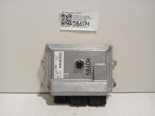 Centralina Iniezione 9819657880 Citroen C3 III 2016