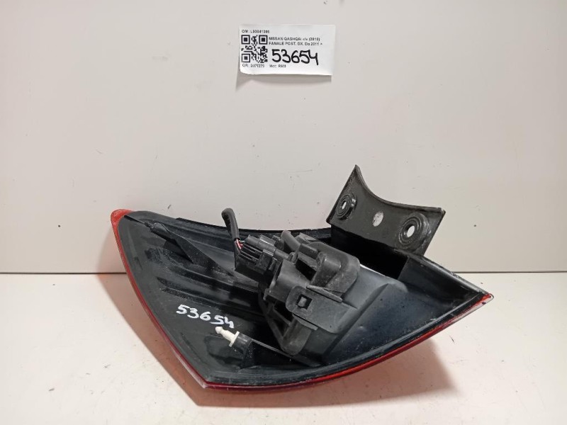 Fanale POST DX L90041306 Nissan Qashqai I 2010