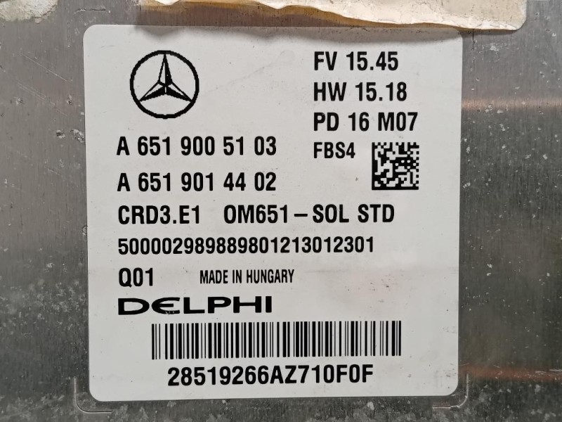 Centralina Iniezione A6519005103 Mercedes Classe A W176 2015