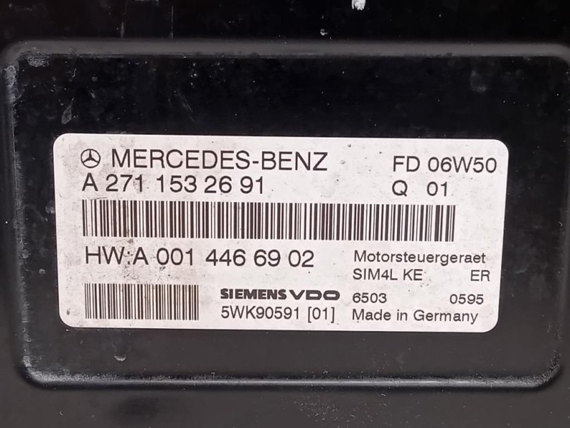 Centralina Iniezione A2710103045 Mercedes Classe SLK R171 2004