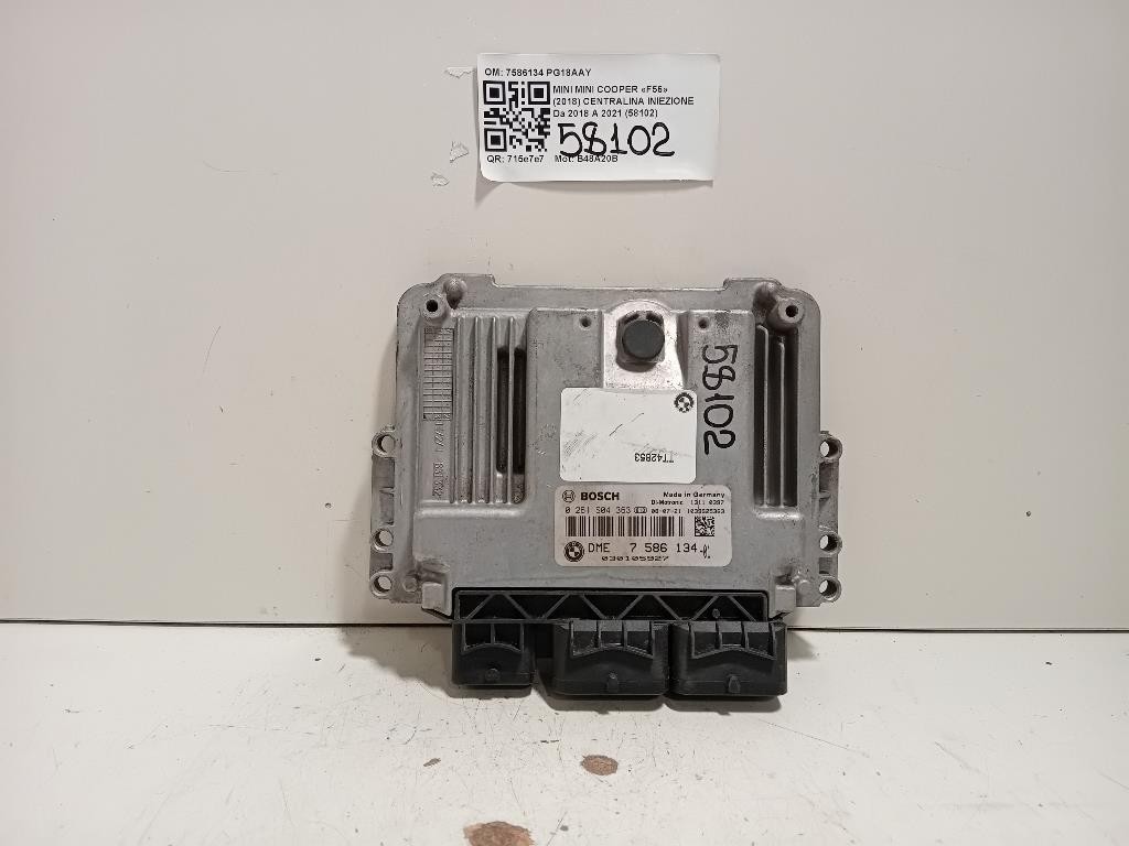 Centralina Iniezione 7586134 Mini MINI Cooper F56 2018