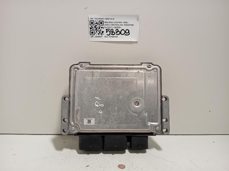 Centralina Iniezione 762752001 Mini MINI Cooper R56 2007