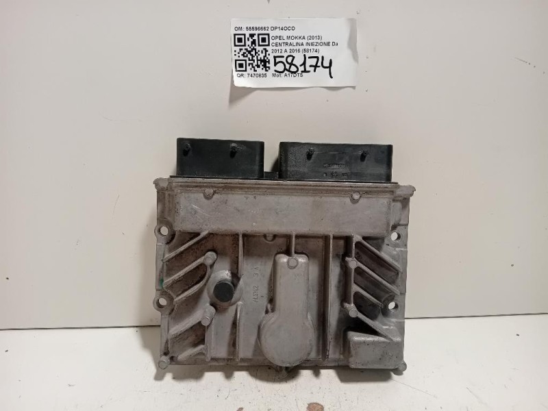 Centralina Iniezione 55596662 Opel Mokka 2013