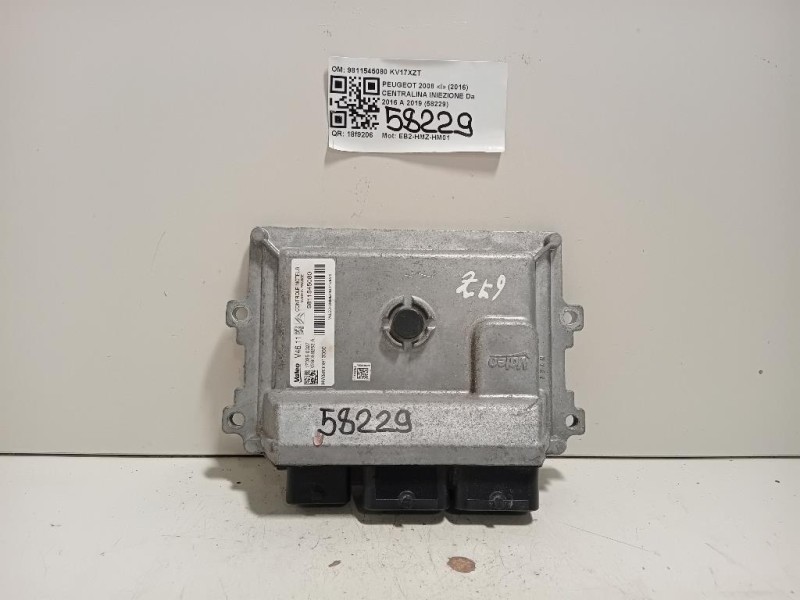 Centralina Iniezione 9811545080 Peugeot 2008 I 2016