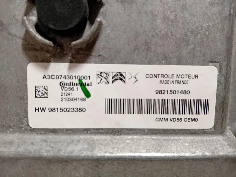 Centralina Iniezione 9821501480 Peugeot 2008 II 2020