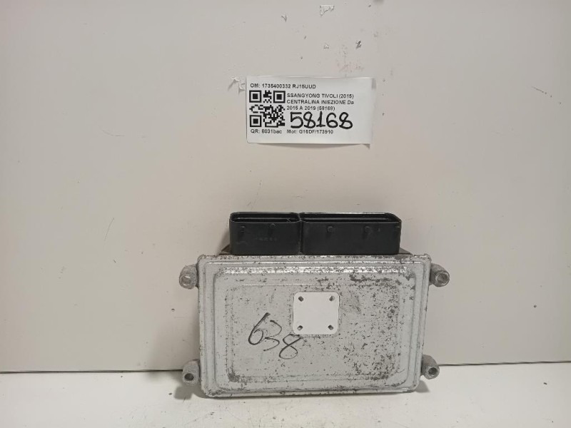 Centralina Iniezione 1735400332 Ssangyong Tivoli 2015