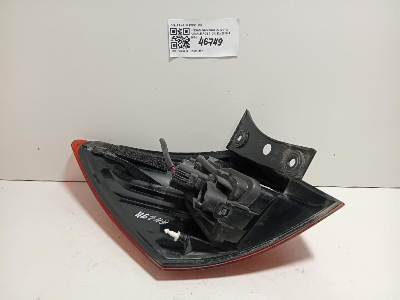 Fanale POST DX FANALE POST DX Nissan Qashqai I 2010