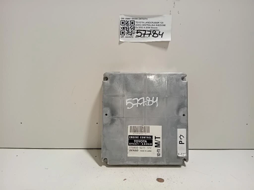 Centralina Iniezione 89661-6A060 Toyota Landcruiser 120 2003