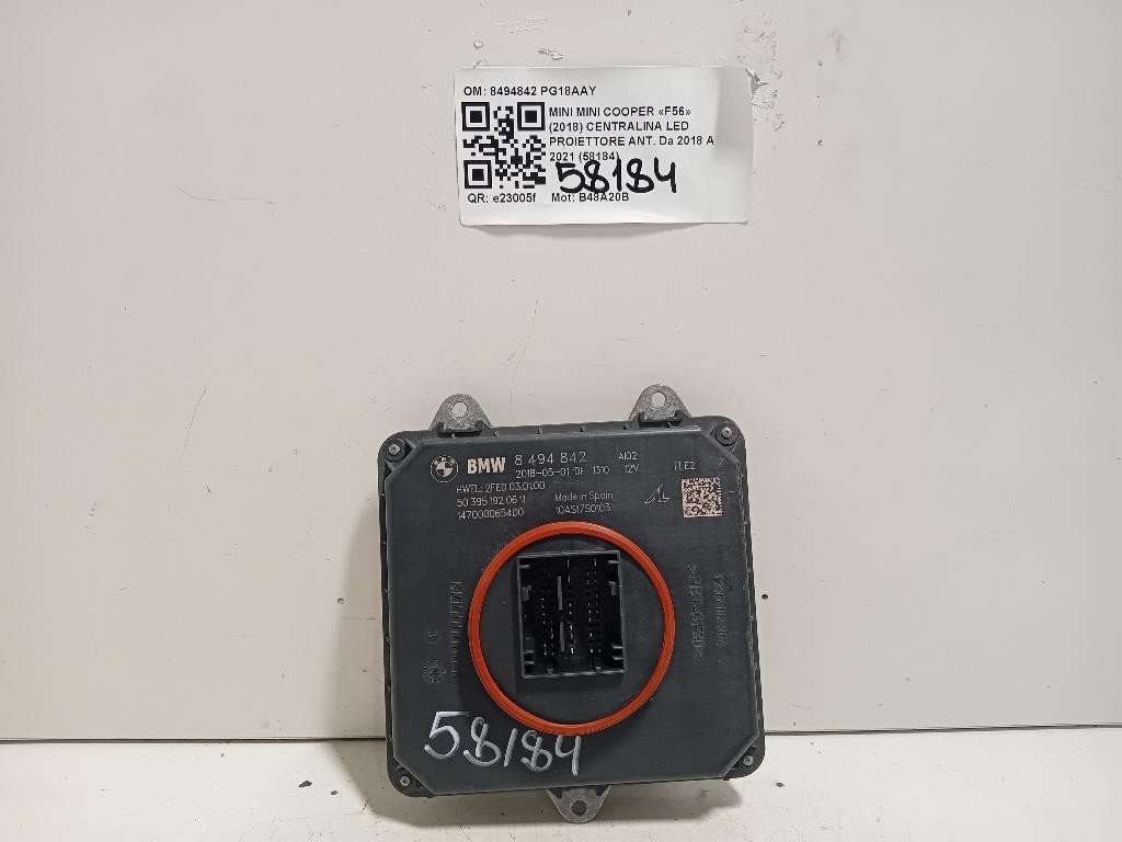 Centralina LED Proiettore ANT 8494842 Mini MINI Cooper F56 2018