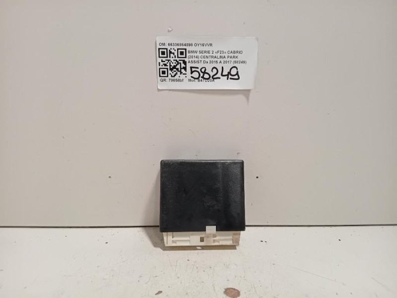 Centralina PARK Assist 66336864898 Bmw Serie 2 F23 Cabrio 2014