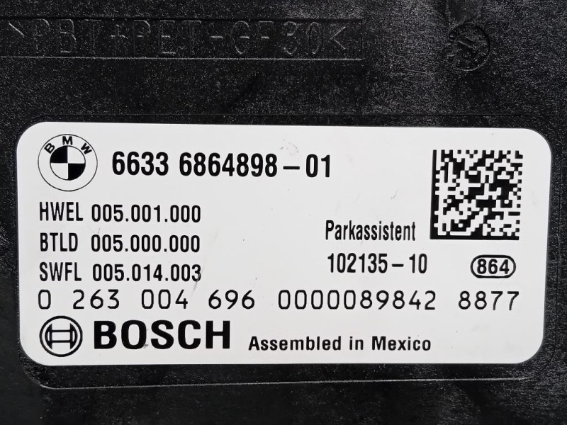 Centralina PARK Assist 66336864898 Bmw Serie 2 F23 Cabrio 2014