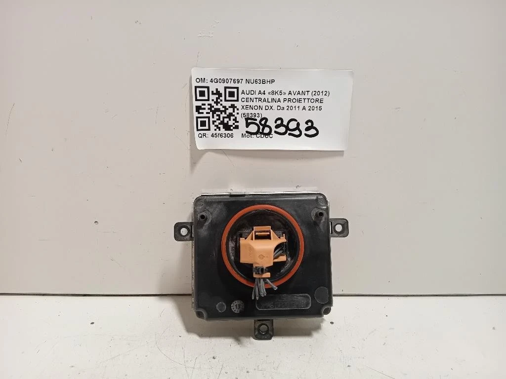 Centralina Proiettore Xenon DX 4G0907697 Audi A4 8K5 Avant 2012