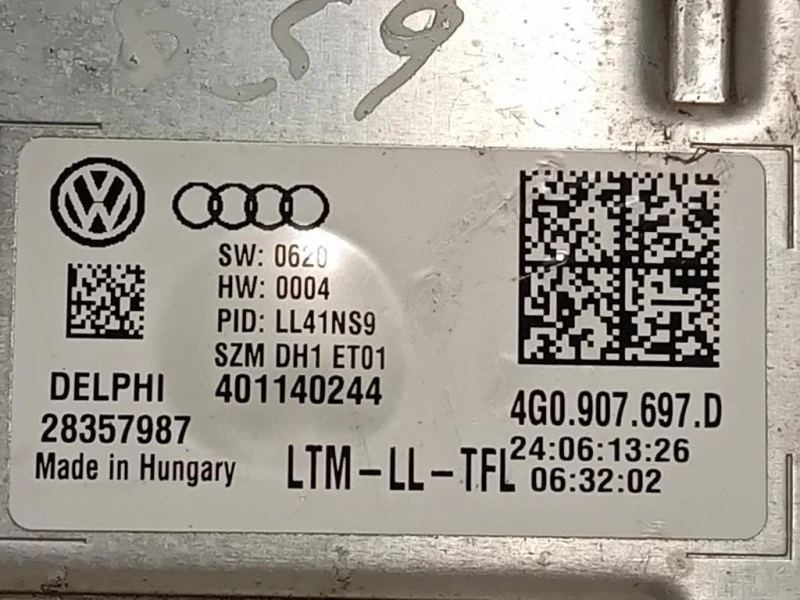 Centralina Proiettore Xenon DX 4G0907697 Audi A4 8K5 Avant 2012