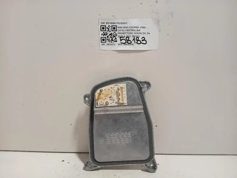 Centralina Proiettore Xenon DX E916869 Mini MINI Cooper F56 2018