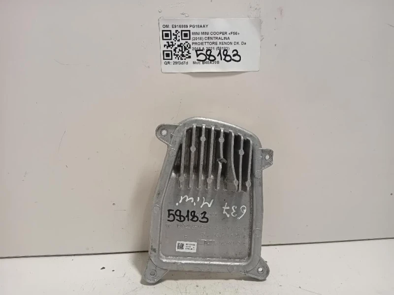 Centralina Proiettore Xenon DX E916869 Mini MINI Cooper F56 2018