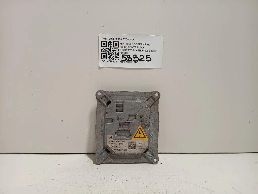 Centralina Proiettore Xenon DX 1307329153 Mini MINI Cooper R56 2007