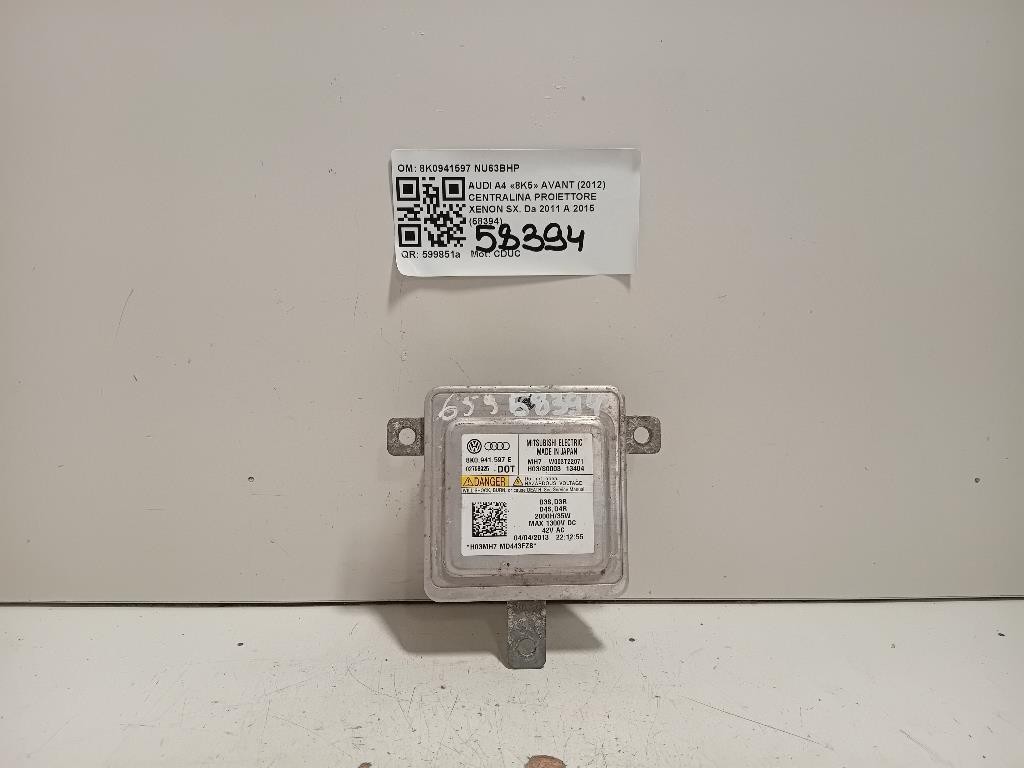 Centralina Proiettore Xenon SX 8K0941597 Audi A4 8K5 Avant 2012