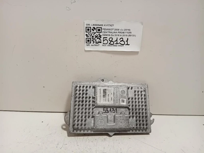 Centralina Proiettori Xenon L90005488 Peugeot 2008 I 2016