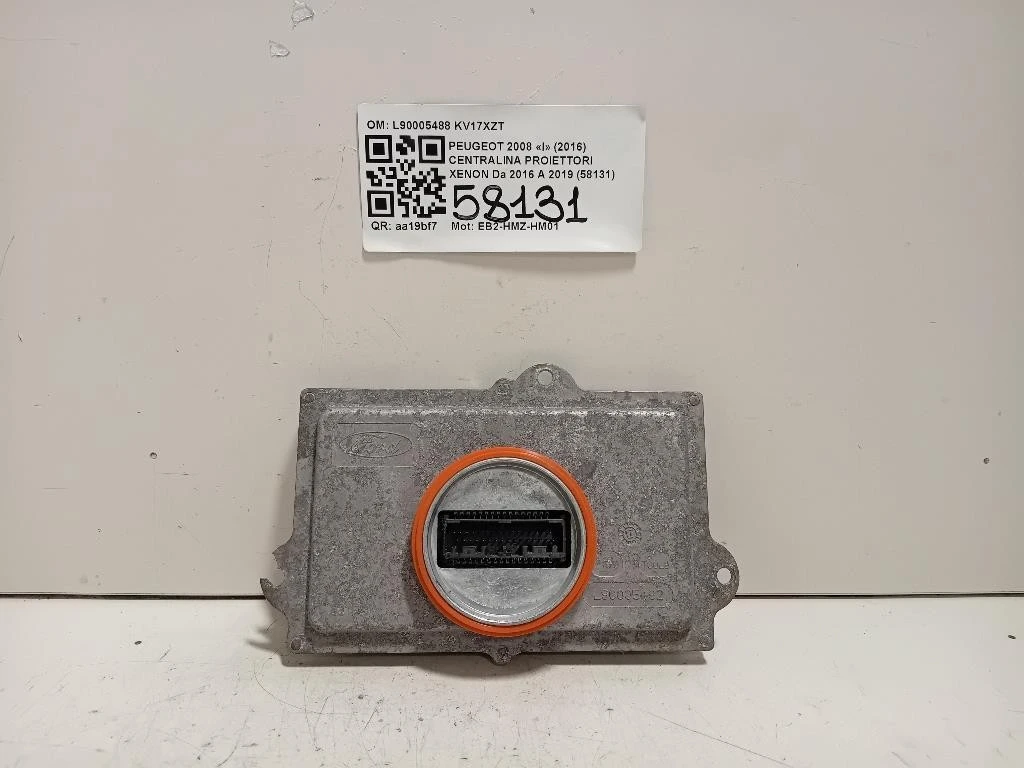 Centralina Proiettori Xenon L90005488 Peugeot 2008 I 2016