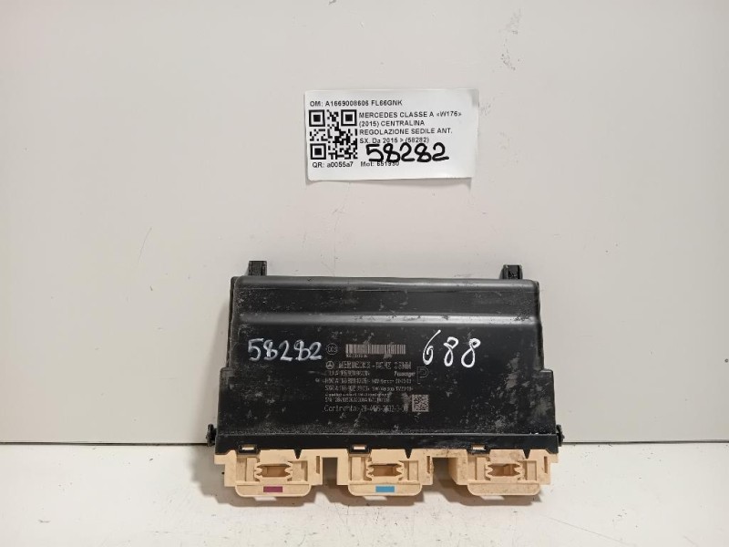 Centralina Regolazione Sedile ANT SX A1669008606 Mercedes Classe A W176 2015