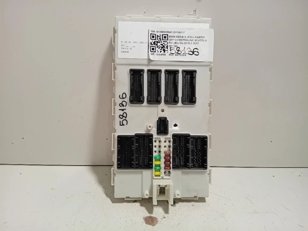 Centralina Scatola Fusibili 61356825541 Bmw Serie 2 F23 Cabrio 2014