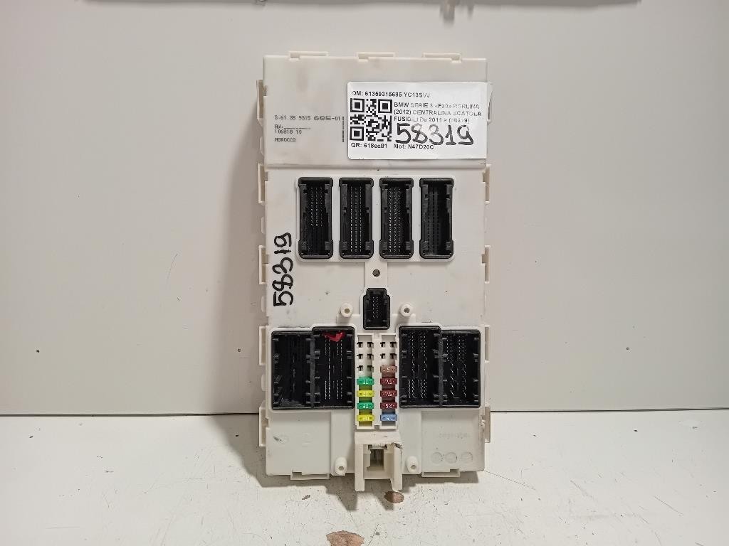 Centralina Scatola Fusibili 61359315685 Bmw Serie 3 F30 Berlina 2012