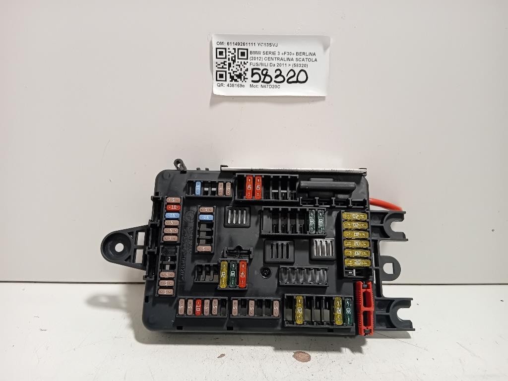 Centralina Scatola Fusibili 61149261111 Bmw Serie 3 F30 Berlina 2012