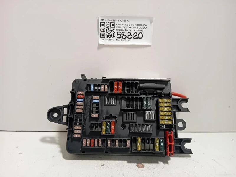 Centralina Scatola Fusibili 61149261111 Bmw Serie 3 F30 Berlina 2012