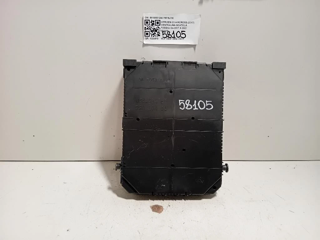 Centralina Scatola Fusibili 9819851280 Citroen C3 Aircross 2017