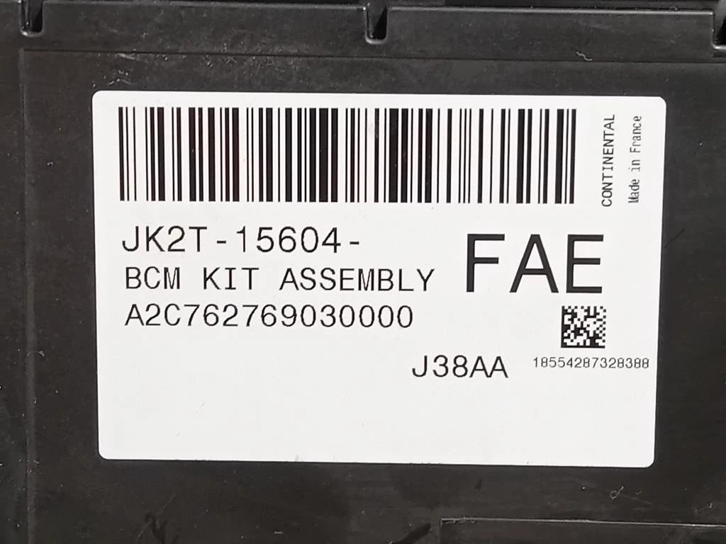 Centralina Scatola Fusibili JK2T-15604-FAE Ford Transit Custom I 2013