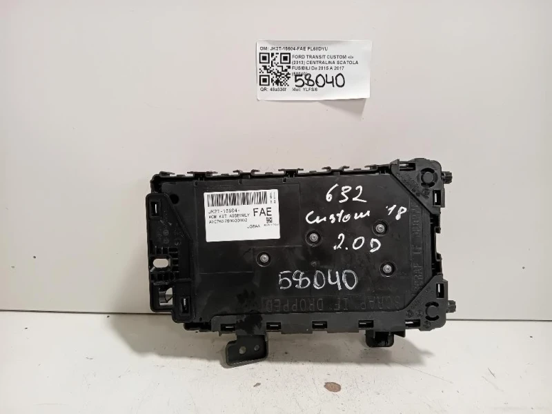 Centralina Scatola Fusibili JK2T-15604-FAE Ford Transit Custom I 2013
