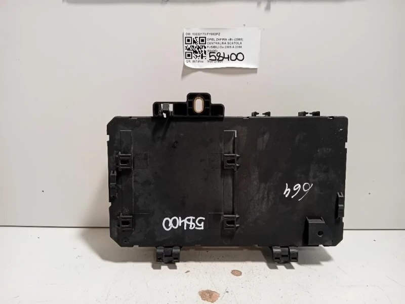 Centralina Scatola Fusibili 13222173 Opel Zafira B 2005