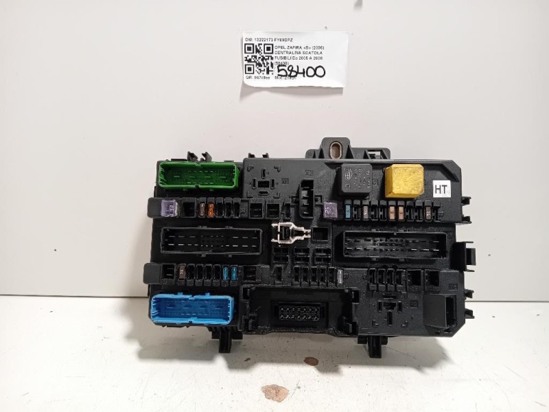 Centralina Scatola Fusibili 13222173 Opel Zafira B 2005