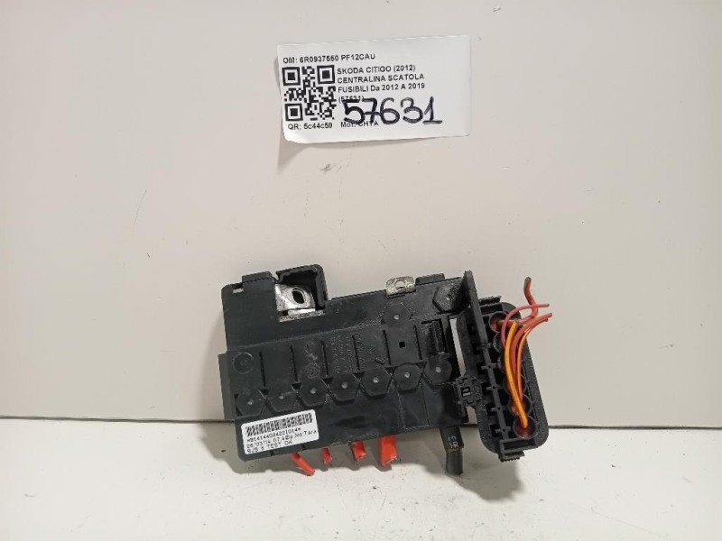 Centralina Scatola Fusibili 6R0937550 Skoda Citigo 2012
