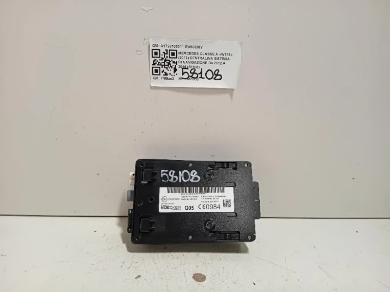 Centralina Sistema DI Navigazione A1728100011 Mercedes Classe A W176 2013