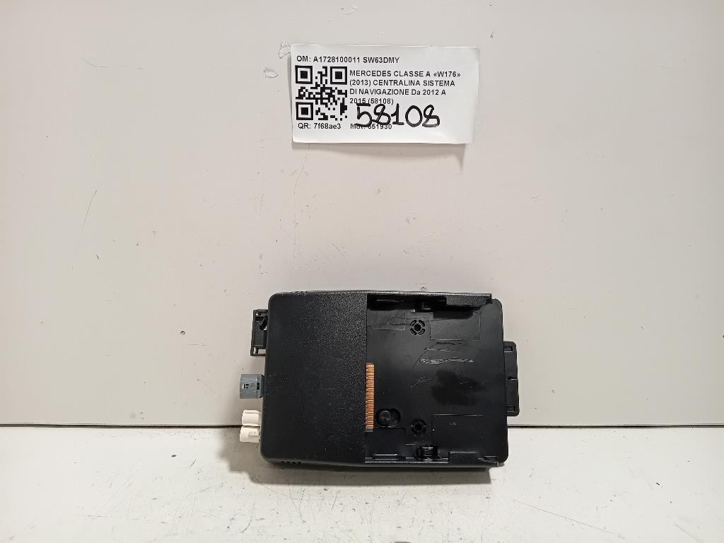 Centralina Sistema DI Navigazione A1728100011 Mercedes Classe A W176 2013